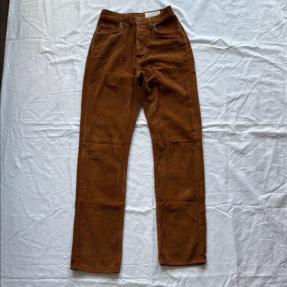 Imogene + Willie Corduroy Rust / Brown Pants - Size 24